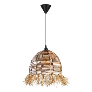 Lampa zwisająca RUYO 1xE27/40W/230V brązowa