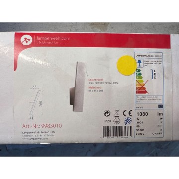 Lampenwelt - LED Kinkiet ISSA LED/12W/230V