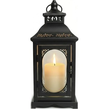 Lampion dekoracyjny ROSEHILL 27,5 cm czarny