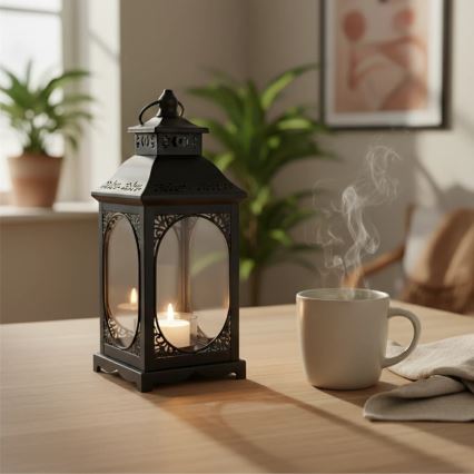 Lampion dekoracyjny ROSEHILL 27,5 cm czarny