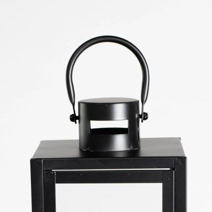 Lampion dekoracyjny TOWER 38 cm czarny