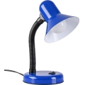 Lampka biurkowa MENTOR 1xE27/15W/230V niebieska