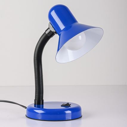 Lampka biurkowa MENTOR 1xE27/15W/230V niebieska