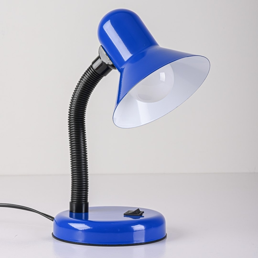 Lampka biurkowa MENTOR 1xE27/15W/230V niebieska