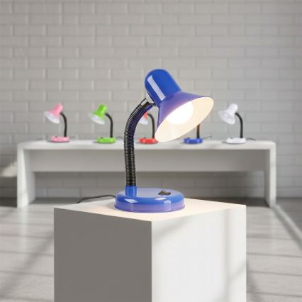 Lampka biurkowa MENTOR 1xE27/15W/230V niebieska