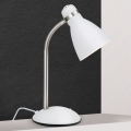 Lampka biurkowa SCHOOL 1xE27/40W/230V biała/matowy chrom