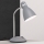 Lampka biurkowa SCHOOL 1xE27/40W/230V szara/matowy chrom