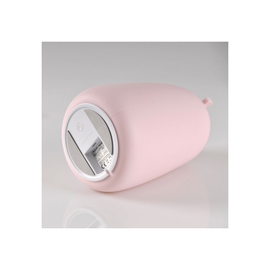 Lampka dotykowa LED RGB dla dzieci BEAR LED/0,8W/5V różowa + USB