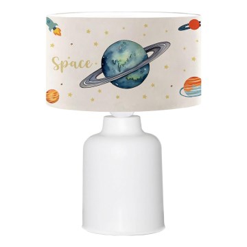 Lampka dziecięca CANDY 1xE27/40W/230V biała/wielobarwna