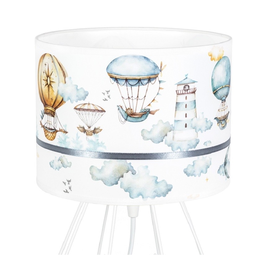 Lampka dziecięca PIKKI 1xE27/60W/230V niebieski