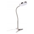 Lampka LED z klipsem, 3,2 W, 230 V, matowy chrom