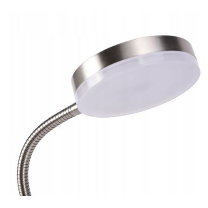 Lampka LED z klipsem, 3,2 W, 230 V, matowy chrom