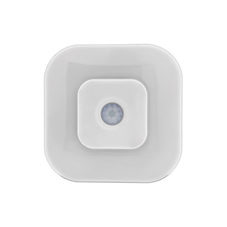 Lampka nocna LED z czujnikiem, 0,5 W / 4,5 V, 3xAAA, biała