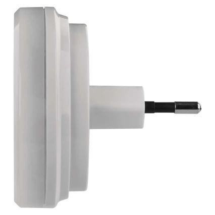 Lampka nocna LED z czujnikiem zmierzchu LED/0,3W/230V