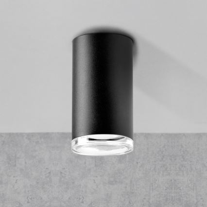 Lampka punktowa LED RGBW do łazienki TURYN 1xGU10/6,5W/230V 2700-6500K Wi-Fi IP44 czarna