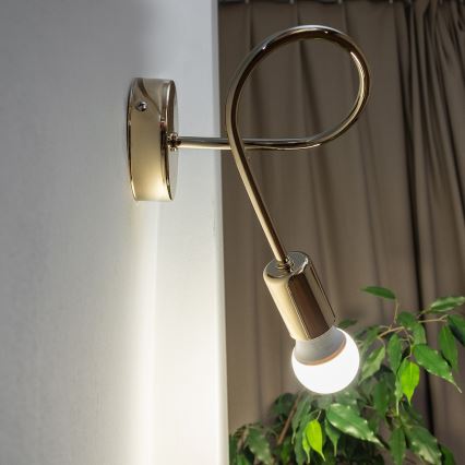 Lampka ścienna OXFORD 1xE27/15W/230V złota