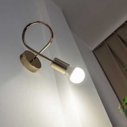 Lampka ścienna OXFORD 1xE27/15W/230V złota