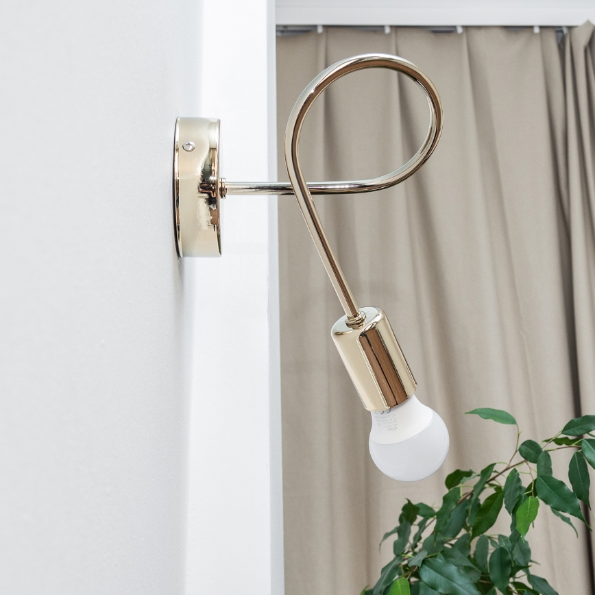 Lampka ścienna OXFORD 1xE27/15W/230V złota