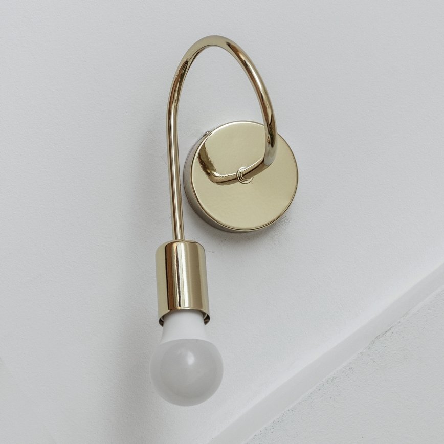 Lampka ścienna OXFORD 1xE27/15W/230V złota