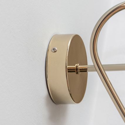 Lampka ścienna OXFORD 1xE27/15W/230V złota