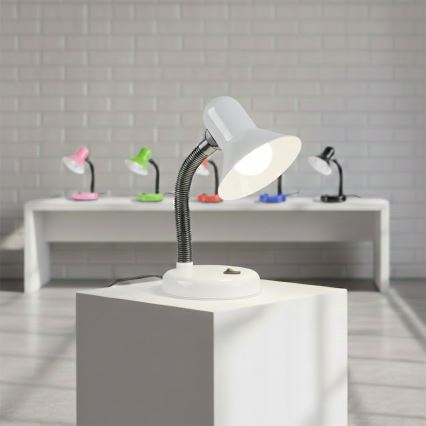 Lampka stołowa MENTOR 1xE27/15W/230V biała