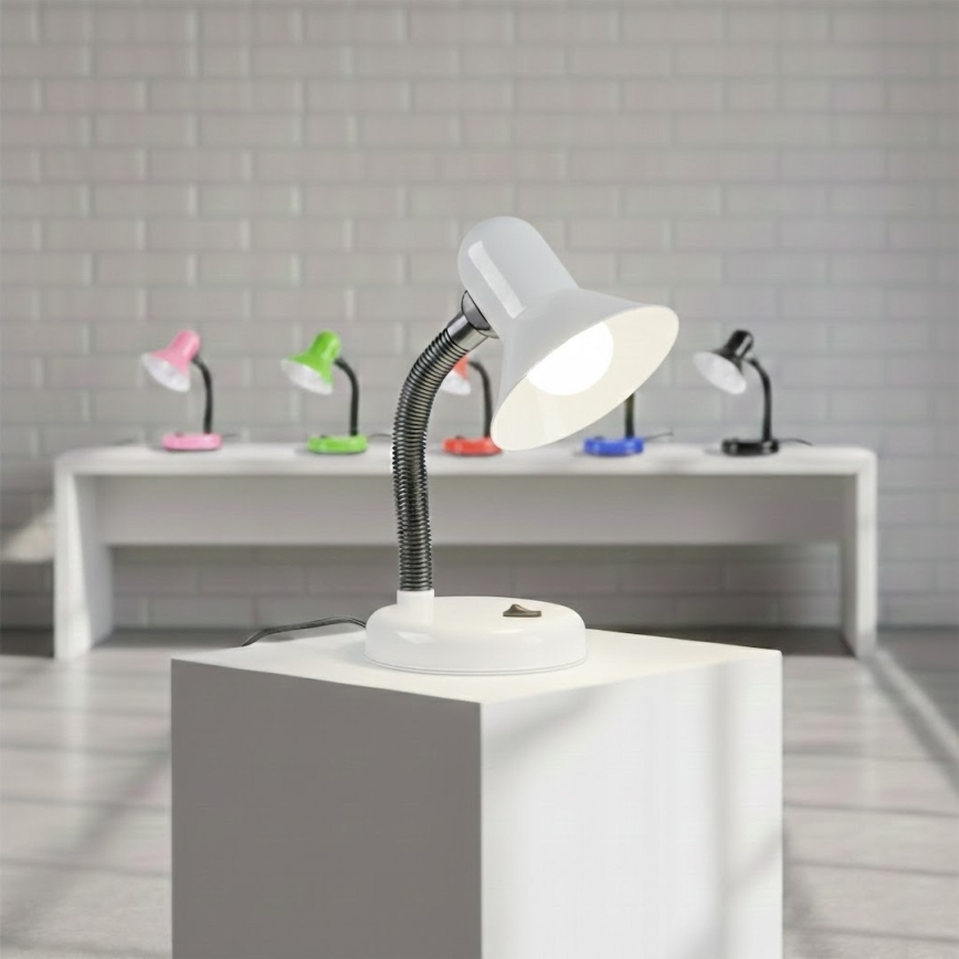 Lampka stołowa MENTOR 1xE27/15W/230V biała