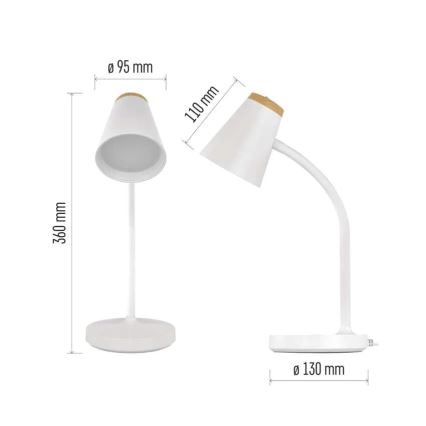 Lampka stołowa TARA LED/4,5W/230V 4000K biała