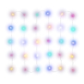 Lampki choinkowe LED 30xLED/2xAA 3,3m wielokolorowe