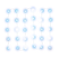 Lampki choinkowe LED 30xLED/3xAA 3,3m zimna biel
