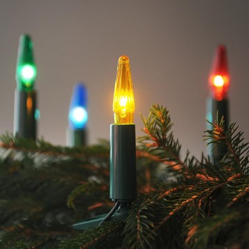 Lampki świąteczne ASTERIA 16xE10 13,5m wielokolorowe, Wyprodukowano w Czechach