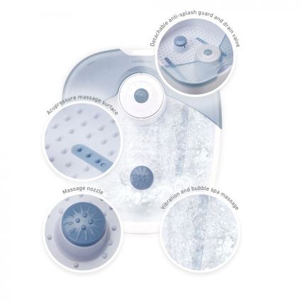 Lanaform - Masażowa kąpiel do stóp FOOT SPA 60W/230V