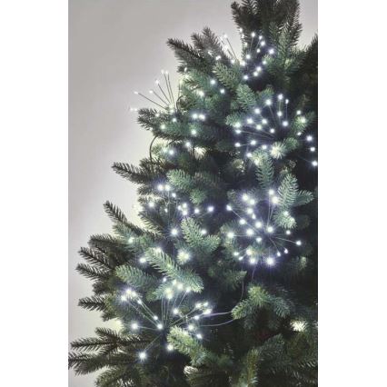 Łańcuch LED 450 diod, 8+3 m, światło zimnobiałe