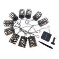 Łańcuch solarny LED 10xE12/3,65m 600 mAh IP44 ciepła biel