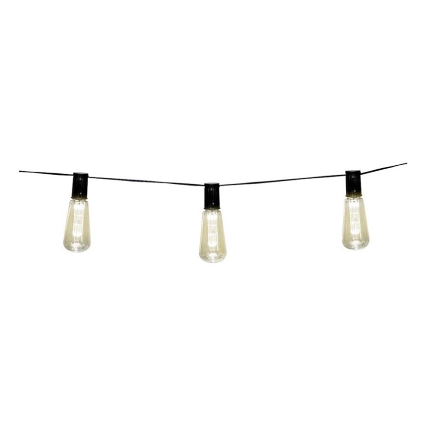 Łańcuch solarny LED 3,35 m 10xLED/1,2V 600 mAh