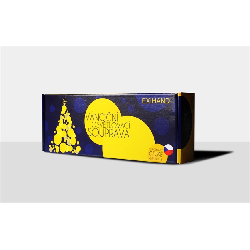 Łańcuch świąteczny FELICIA 16xE10/14V/230V kolorowy