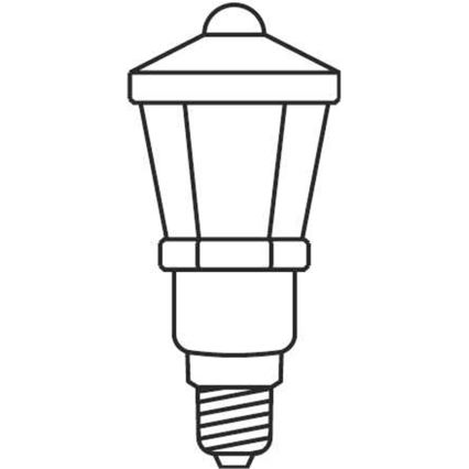 Łańcuch świąteczny LANTERN 12xE10/10,7m ciepła biel - wykonano w Europie