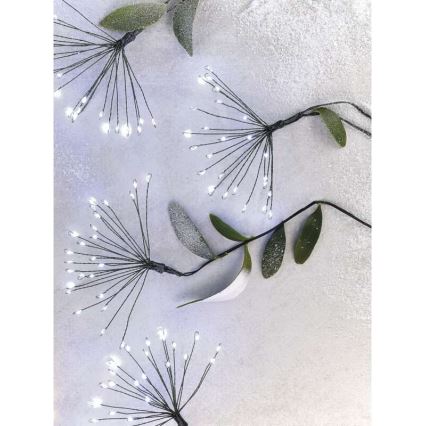 Łańcuch świetlny LED 150 diod/5,35 m zimne białe światło