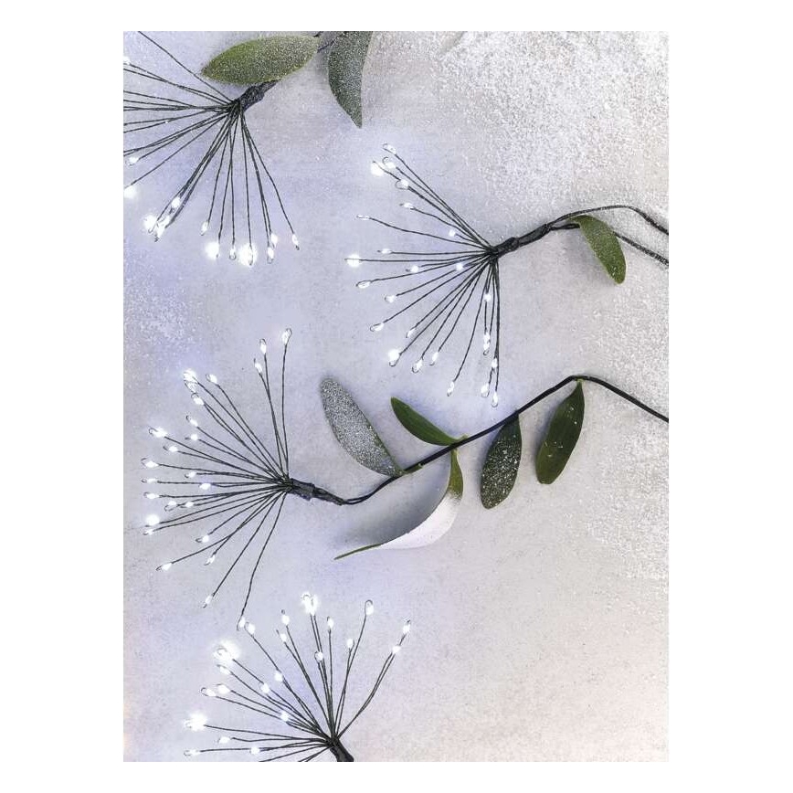 Łańcuch świetlny LED 150 diod/5,35 m zimne białe światło