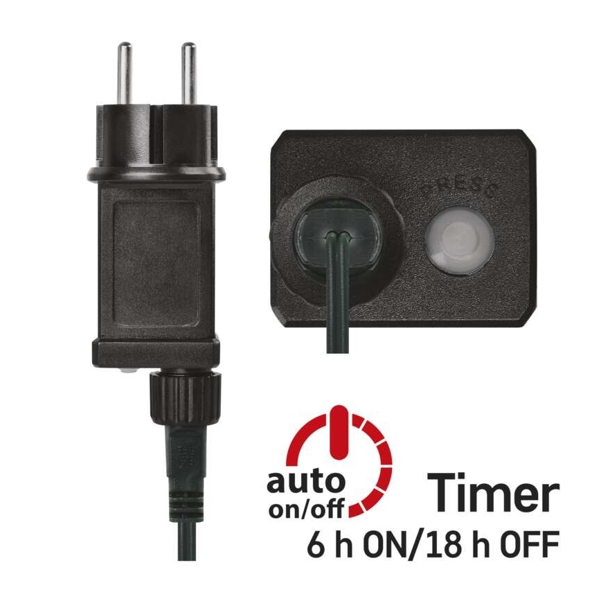 Łańcuch świetlny LED 150 diod/5,35 m zimne białe światło