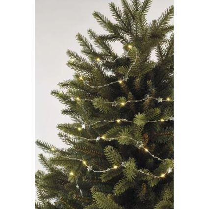 Łańcuch świetlny LED 20xLED/2xAA 2,2 m ciepła biała