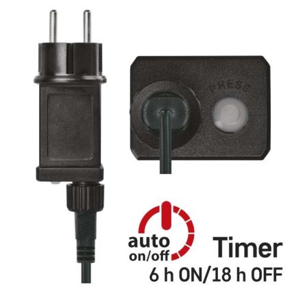 Łańcuch świetlny LED 300 diod, 5,2+3 m, ciepła biała