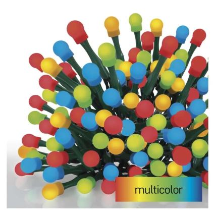 Łańcuch świetlny LED 300 diod / 8 funkcji, 35 m, IP44, ciepła biel