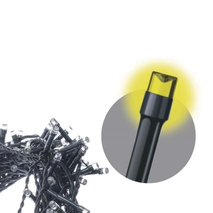 Łańcuch świetlny LED zewnętrzny 80xLED/13m IP44 ciepła biała