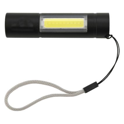Latarka LED ładowalna LED/400mAh czarna