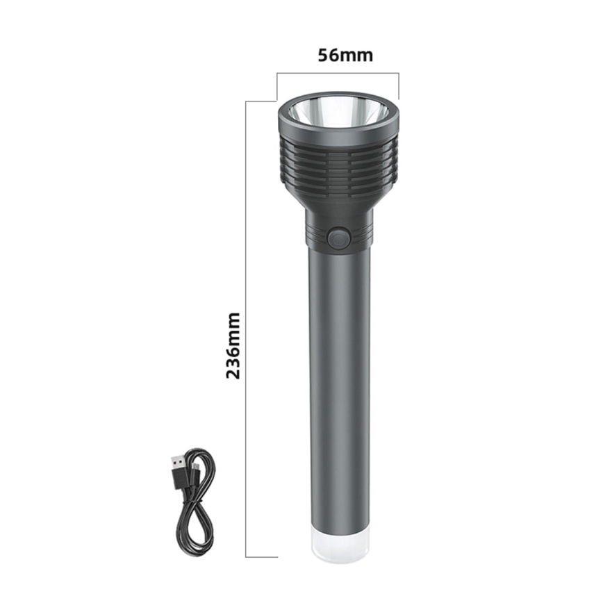 Latarka LED akumulatorowa LED/6,5W/3,7V 2400 mAh