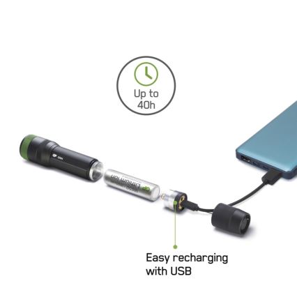 Latarka LED akumulatorowa GP DISCOVERY CR41 LED/Li-lon 3,7V IPX7