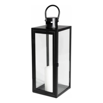 Latarnia dekoracyjna 49 cm czarna