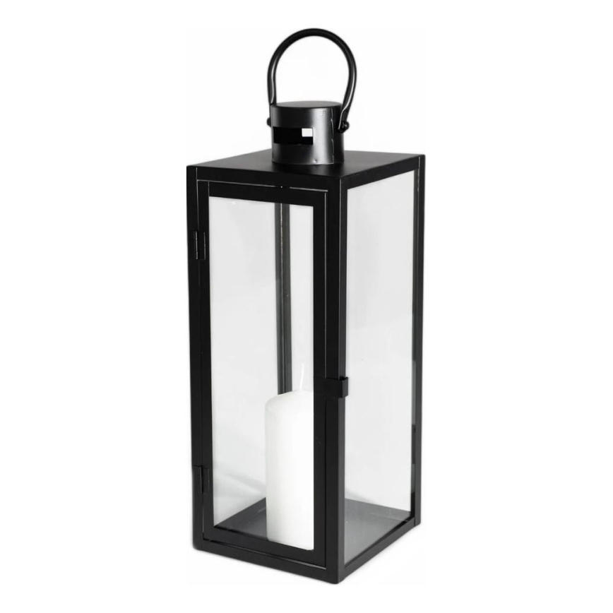 Latarnia dekoracyjna 49 cm czarna