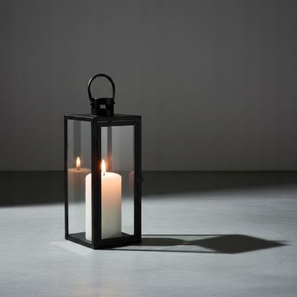 Latarnia dekoracyjna TOWER 29 cm czarna