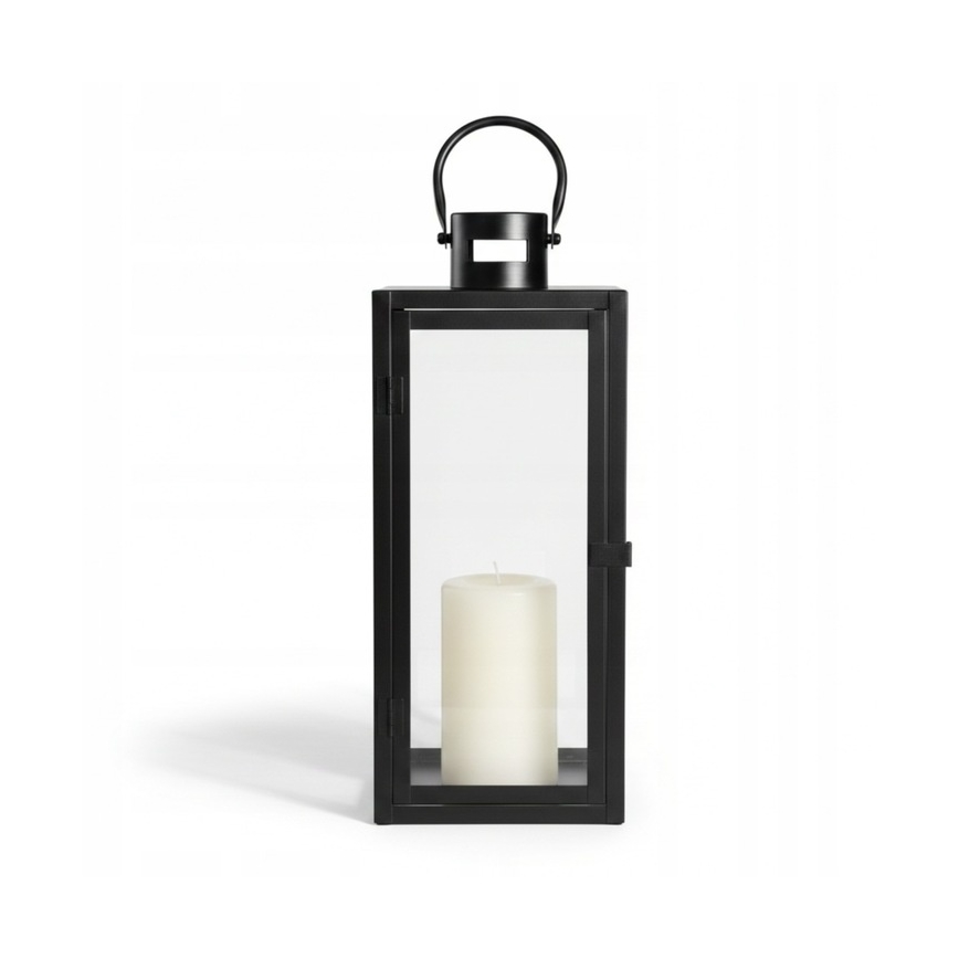 Latarnia dekoracyjna TOWER 29 cm czarna